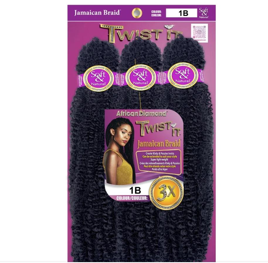 AFIRCAN Diamond Jamaican Braid Twist